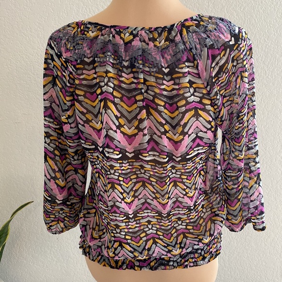 Nordstrom brand Daniel rainn blouse. Size PM multicolor - Picture 4 of 6